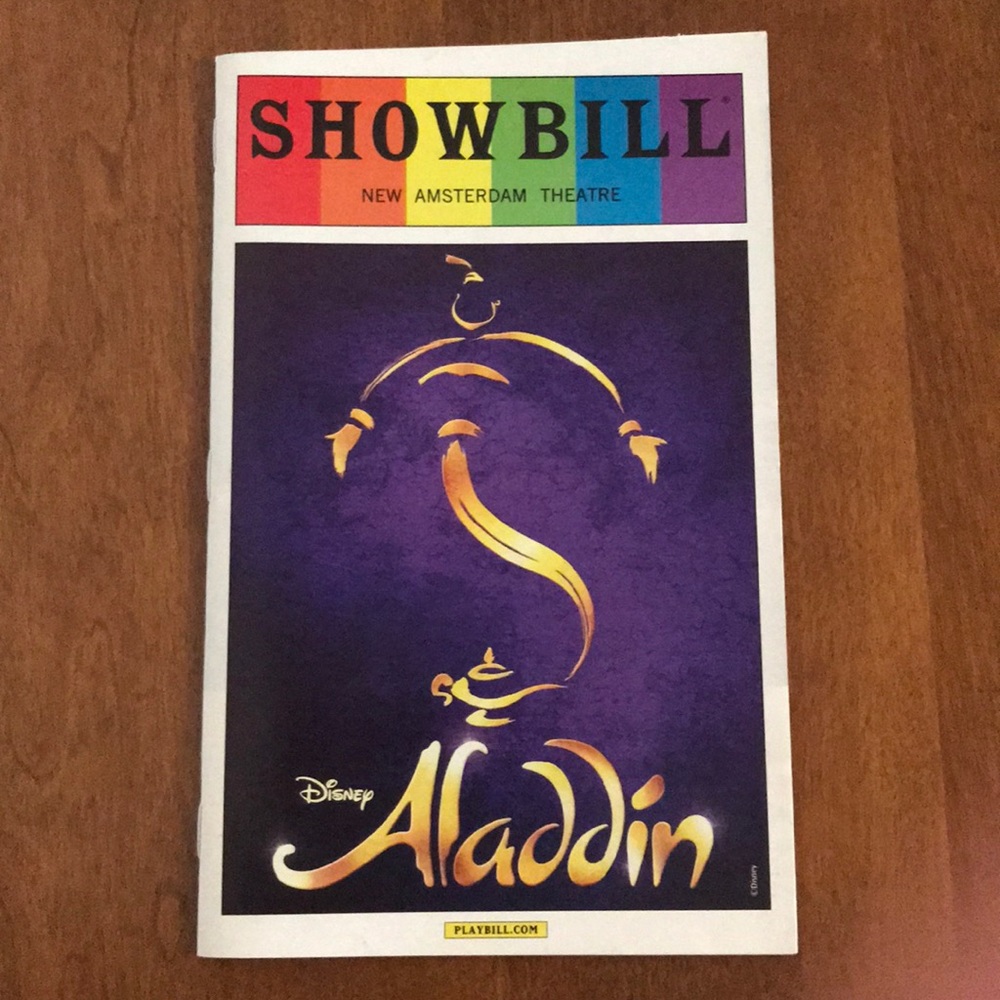 Aladdin PRIDE PLAYBILL - Picture 1 of 6